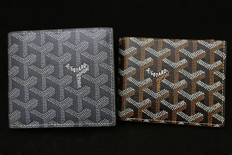 fake goyard wallet vs real|authentic goyard wallet.